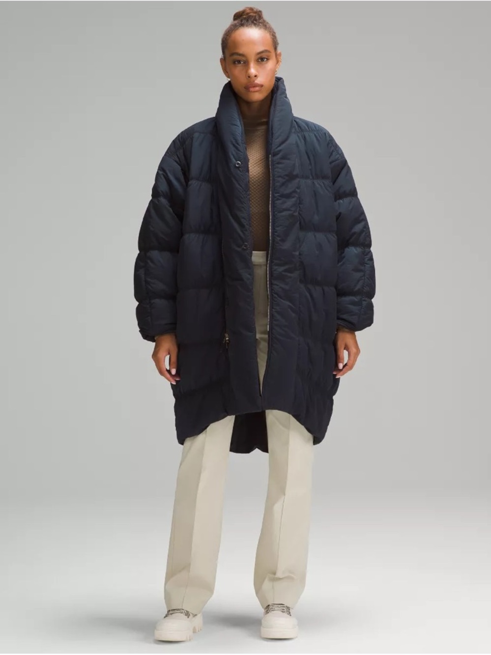 lululemon lab Insulated Cocoon Coat in Classic Navy Sz: M